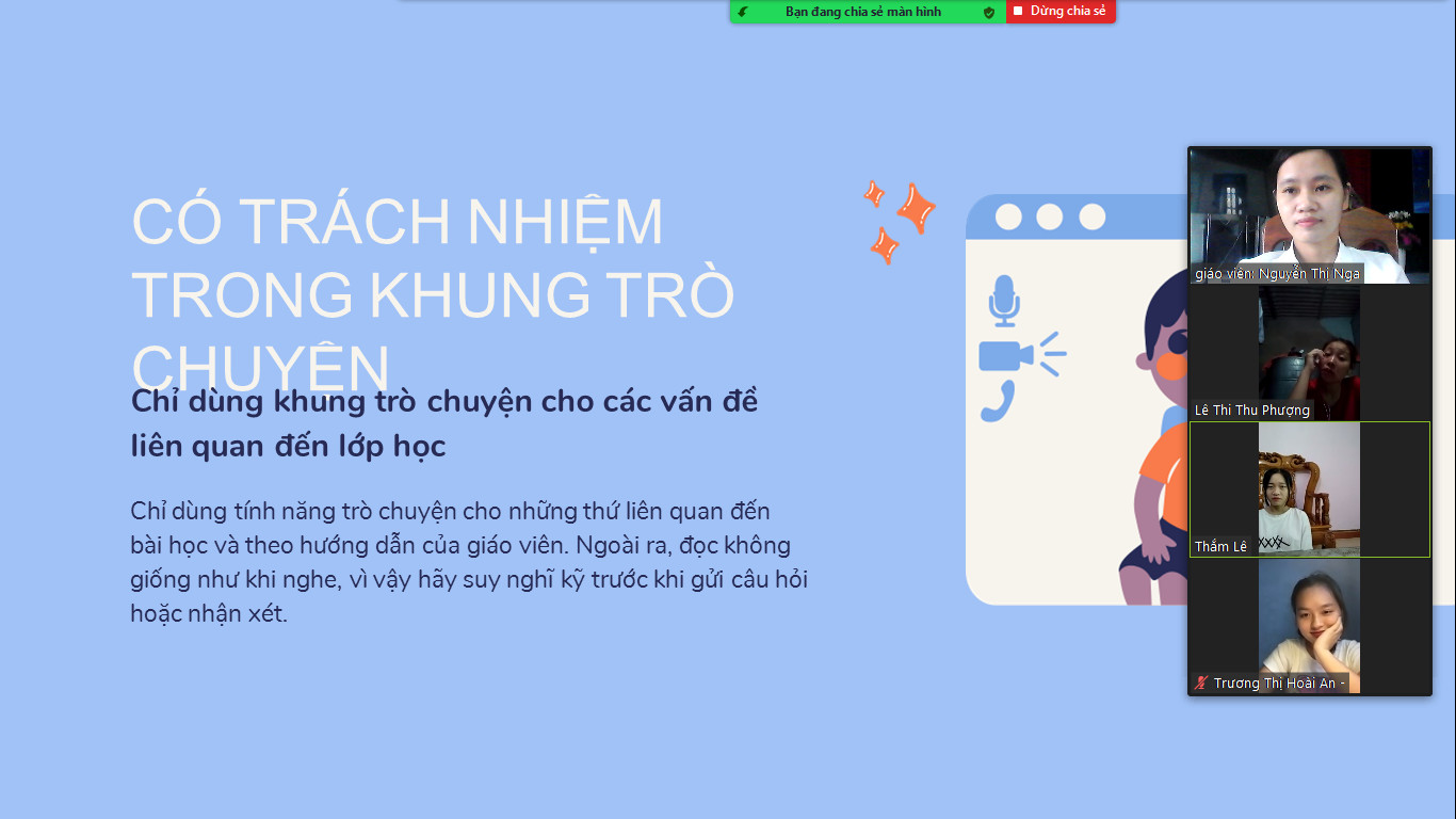 NỘI QUY LỚP HỌC ONLINE