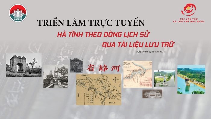 Triển lãm trực tuyến Hà Tĩnh theo dòng lịch sử qua tài liệu lưu trữ